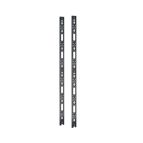 APC - Juego de manejo de cables de rack (vertical) - negro - para NetShelter SX 1