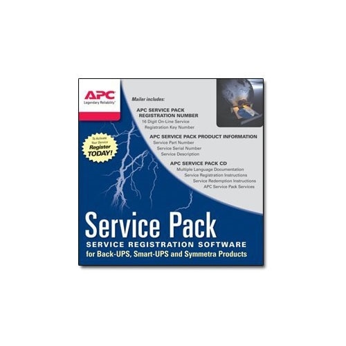 APC Extended Warranty Service Pack - Soporte técnico - asesoramiento telefónico - 1 año - 24x7 1