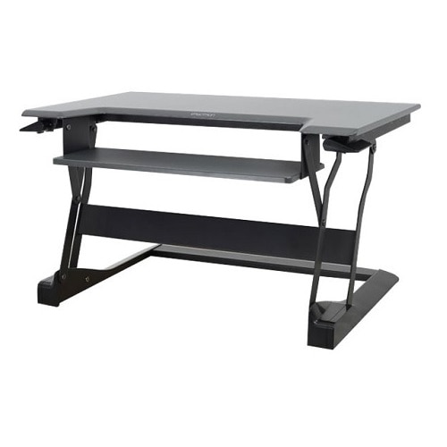 Ergotron WorkFit-T - Escritorio convertible a escritorio de pie - rectangular - negro 1