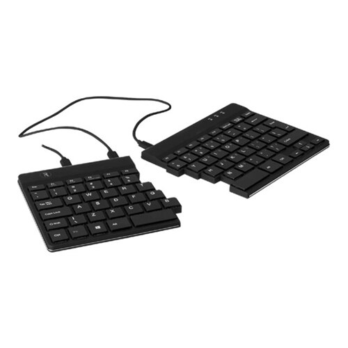 R-Go Split Ergonomic Keyboard, QWERTY, con cable - USB - negro 1