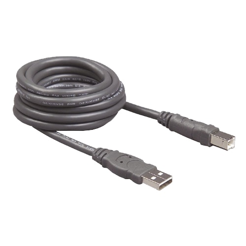 Câble noir d'imprimante USB Dell – 10 pi 1