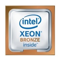 Processeur Intel Xeon Bronze 3204 1.9GHz à six cœurs, 6C/12T, 9.6GT/s, 8.25M Cache, 1.9GHz Turbo, HT (85W) DDR4-2133 (Kit- CPU only) 1