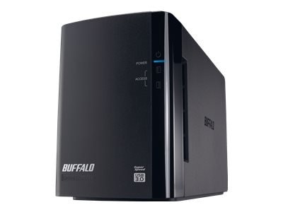 BUFFALO DriveStation Duo - Baie de disques - 8 To - 2 Baies (SATA-300) - HDD 4 To x 2 - USB 3.0 (externe) 1