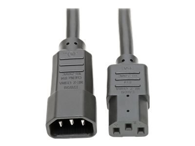 Tripp Lite 6ft Power Cord Extension Cable C14 to C13 Heavy Duty 15A 14AWG 6' - câble d'alimentation - 1.8 m 1