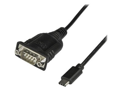 StarTech.com Câble adaptateur de 40cm USB-C vers série - Convertisseur USB à DB9 RS232 avec rétention COM - 1x USB-C ... 1