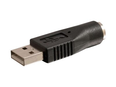 C2G USB to PS2 Adapter - Adaptateur clavier/souris - USB (M) pour PS/2 (F) - noir 1