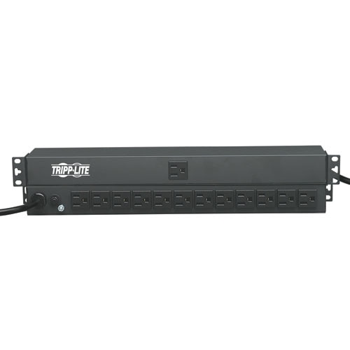 Tripp Lite PDU Basic 120V 1.8kW 15A 5-15R 13 Outlet 5-15P Horizontal 1URM - horizontal rackmount - unité de distribut... 1