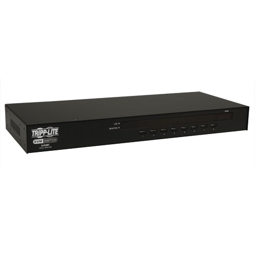 8-port Tripp Lite 8-Port Rackmount USB / PS2 KVM Switch w/ On-Screen Display 1U - commutateur KVM - 8 ports - Montabl... 1