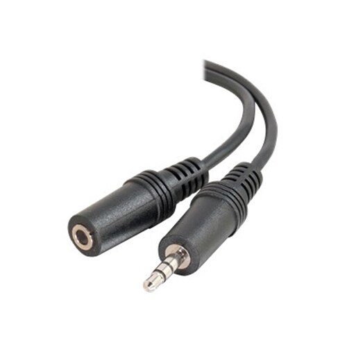 C2G 6ft 3.5mm Stereo Extension Cable - AUX Cable - M/F - rallonge de câble audio - 1.8 m 1