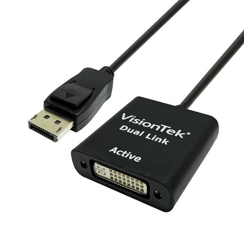 VisionTek - Adaptateur DisplayPort - liaison double - DisplayPort (M) pour DVI-D (F) - actif 1