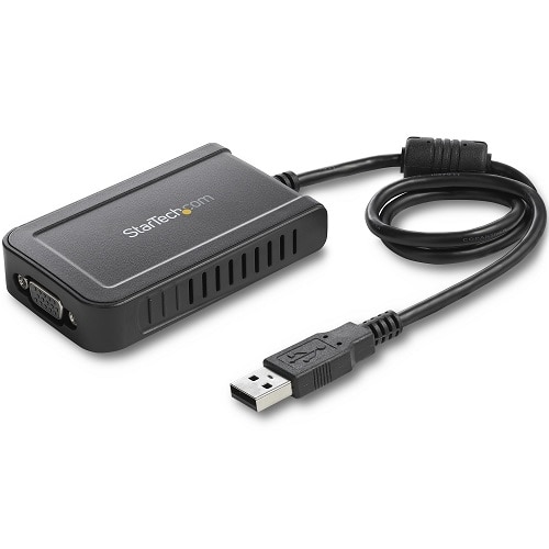 StarTech.com Adaptateur / Convertisseur vidéo USB 2.0 vers VGA - Carte graphique externe - Mâle / Femelle - 1920x1200 - adaptateur 1