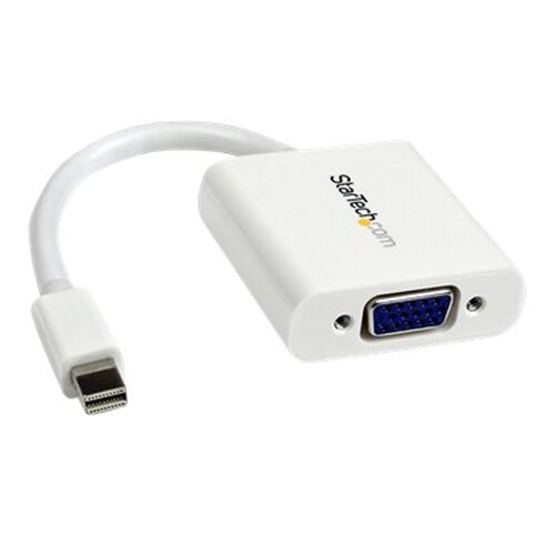StarTech.com Adaptateur vidéo Mini DisplayPort vers VGA - Convertisseur Mini DP vers HD15 - M/F - 1920x1200 - Blanc -... 1