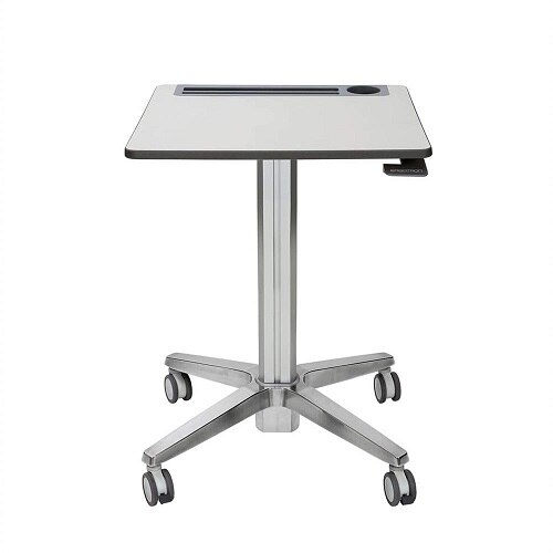 Ergotron LearnFit Adjustable - Table - mobile - rectangulaire - blanc 1