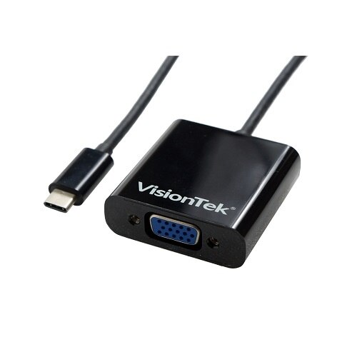 VisionTek USB 3.1 Type C to VGA Adapter (M/F) 1