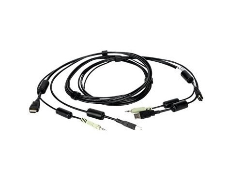 Cybex - Câble vidéo / USB / audio - mini jack stéréo, USB type B, HDMI (M) pour USB, mini jack stéréo, HDMI (M) - 1.83 m - pour Cybex SC840H 1