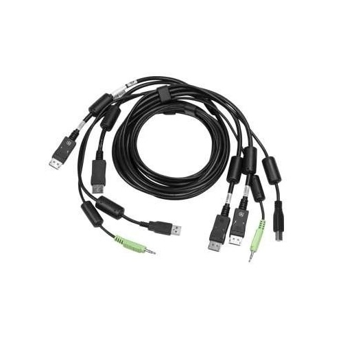 Avocent - Câble clavier/vidéo/souris/audio - USB type B, jack mini, DisplayPort (M) pour USB, jack mini, DisplayPort (M) - 1.83 m - pour Cybex SC940D 1