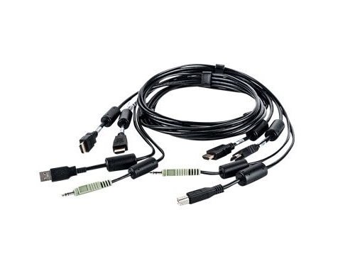 Cybex - Câble vidéo / USB / audio - mini jack stéréo, USB type B, HDMI (M) pour USB, mini jack stéréo, HDMI (M) - 1.83 m - pour Cybex SC940H 1