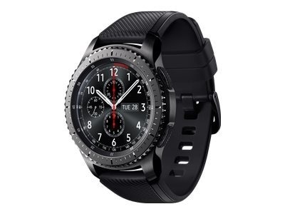 Samsung Gear S3 Frontier - 46 mm - noir - montre intelligente avec bande - silicone - noir - 1.3" - 4 Go - Wi-Fi, NFC, Bluetooth - 63 g 1