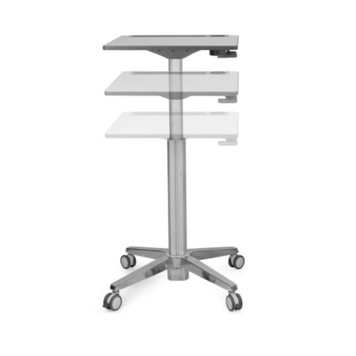 Ergotron LearnFit SE Sit-Stand Desk - Table - mobile - rectangulaire - gris moyen 1
