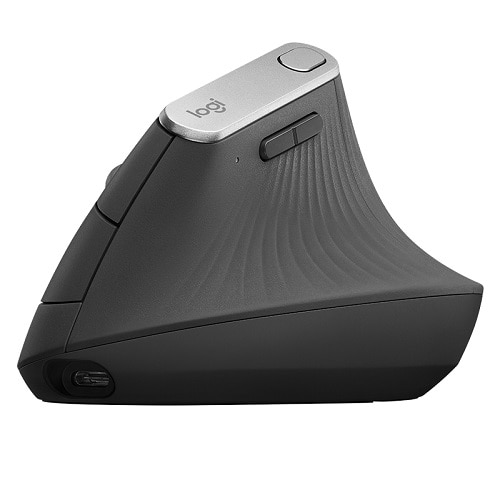 Logitech MX Vertical - souris - USB, Bluetooth, 2.4 GHz - graphite 1