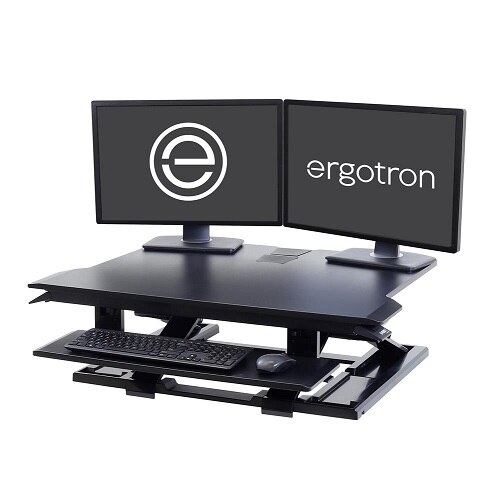 Ergotron WorkFit-TX - Adaptateur en bureau debout - rectangulaire - noir 1
