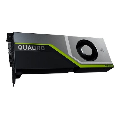 NVIDIA Quadro RTX 5000 - Carte graphique - Quadro RTX 5000 - 16 Go GDDR6 - PCIe 3.0 x16 - 4 x DisplayPort, USB-C 1
