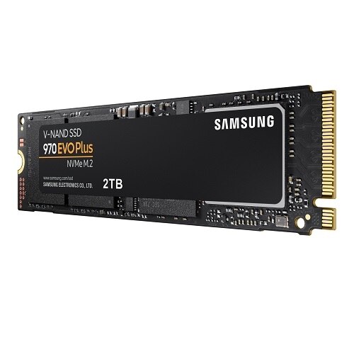 Samsung 970 EVO Plus MZ-V7S2T0B - Disque SSD - chiffré - 2 To - interne - M.2 2280 - PCI Express 3.0 x4 (NVMe) 1
