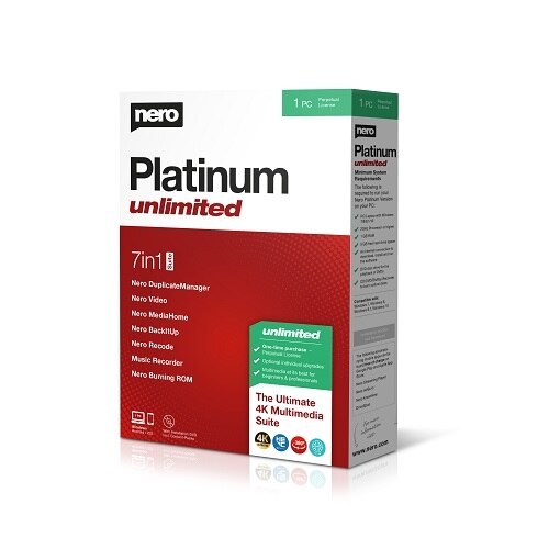 Nero Platinum - Unlimited License - 1 PC - ESD - Win - Americas 1