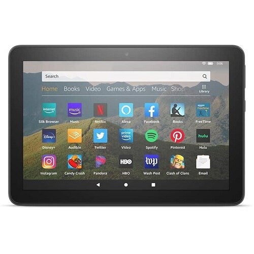Amazon Fire HD 8 - 10th Generation - tablette - Fire OS - 32 Go - 8-pouce IPS (1280 x 800) - Logement microSD - noir 1