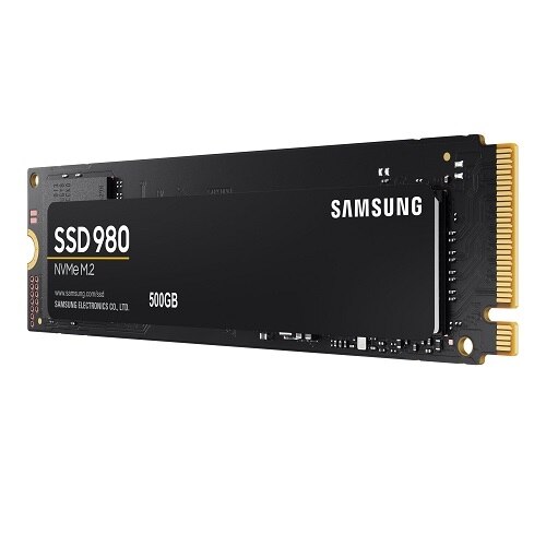 Samsung 980 MZ-V8V500B - Disque SSD - chiffré - 500 Go - interne - M.2 2280 - PCI Express 3.0 x4 (NVMe) 1