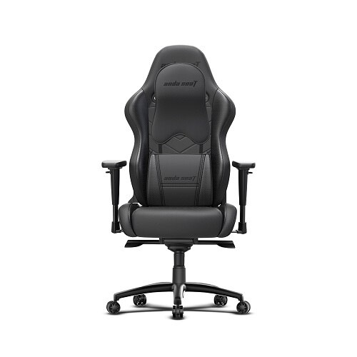 Anda Seat Dark Wizard Premium - Chaise - ergonomique - dossier haut - accoudoirs - inclinaison - aluminium, fibre de carbone, mousse viscoélastique, polychlorure de vinyle, cadre en acier revêtu par poudre, mousse moulée à froid - noir 1