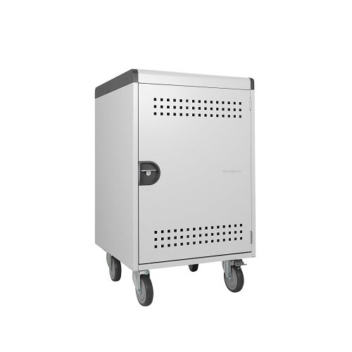 Kensington AC30 30-Bay Security Charging Cabinet - Meuble de rangement (support uniquement) - pour 30 tablettes / notebooks - verrouillable - acier - blanc 1