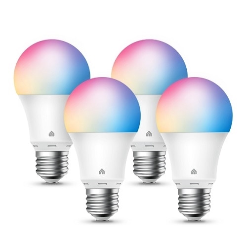 Kasa Smart KL125 - Ampoule LED - E26 - 9 W - lumière blanche multicolore/accordable - 2500-6500 K (pack de 4) 1