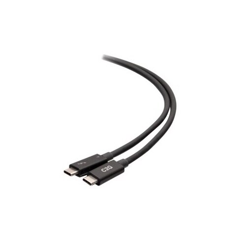 C2G 6ft Thunderbolt 4 USB C Active Cable - noir 1