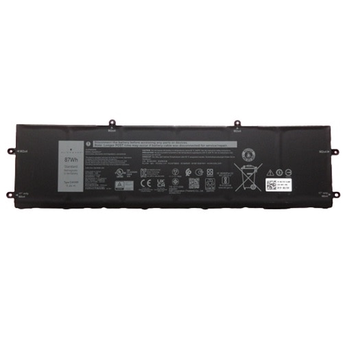 Batterie de remplacement au lithium ion Dell de 6 cellules à 87 Wh pour certains ordinateurs portables 1