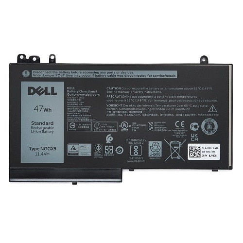 Batterie de remplacement au lithium-ion Dell de 3 cellules à 47 Wh pour certains ordinateurs portables 1