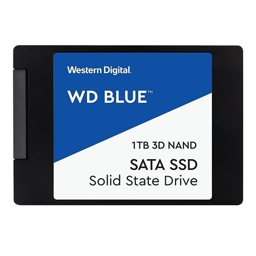 WD Blue 3D NAND SATA SSD WDS100T2B0A - 1 To - interne - 2.5" - SATA 6Gb/s