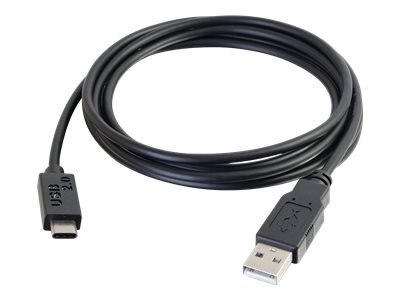 C2G 6ft USB C to USB Cable - USB C 2.0 to USB A Cable - M/M - Câble USB de type-C - 1.83 m 1