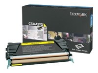 Lexmark - Jaune - originale - cartouche de toner LCCP - pour Lexmark C734, C736, X734, X736, X738 1