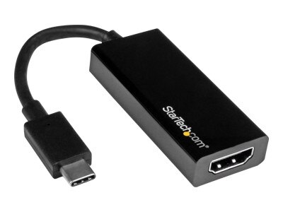 StarTech.com Adaptateur vidéo USB-C vers HDMI - Convertisseur Type-C vers HDMI - Compatible Thunderbolt 3 - 4K 30 Hz ... 1