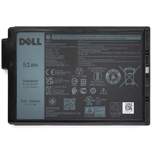 Batterie de rechange Dell 3 cellules 51 Wh au lithium ion pour certains ordinateurs portables 1