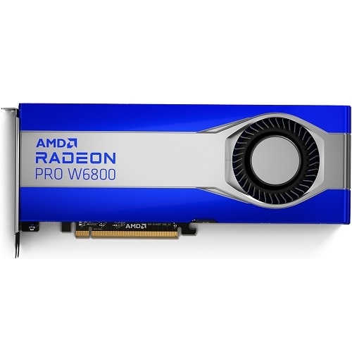 Dell AMD® Radeon™ Pro W6800, 16 Go GDDR6, pleine hauteur, PCIe 4.0x16, 6 mDP cartes graphiques 1