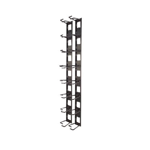 APC - Panneau de gestion de câbles sur rack (vertical) - noir - pour NetShelter SX/Netshelter VX 1