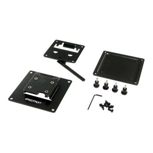 Ergotron FX30 - Kit de montage pour Écran LCD - acier - noir - Taille d'écran : jusqu'à 27 pouces - Interface de montage : 100 x 100 mm, 75 x 75 mm - mural 1