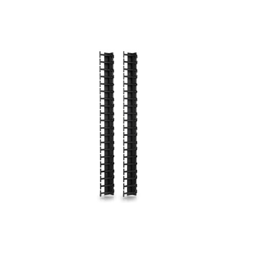 APC - Panneau d'agencement de câbles de rack - noir - 42U (pack de 2) - pour P/N: AP7602, SRT1000RMXLI, SRT1000RMXLI-NC 1