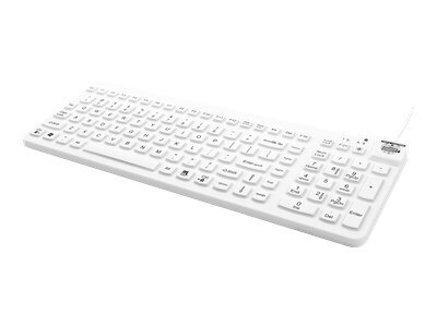 Man & Machine Really Cool - Medical Grade - clavier - USB - Allemand - Blanc immaculé 1