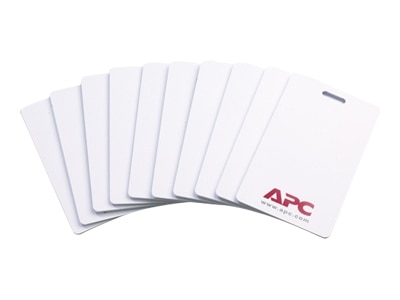 APC NetBotz HID Proximity Cards - Carte de proximité RF - ivoire (pack de 10) - pour Rack Access PX - HID 1