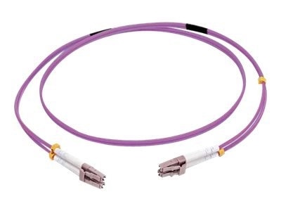 C2G 15m LC/LC OM4 LSZH Fibre Patch - Purple - cordon de raccordement - 15 m - violet 1