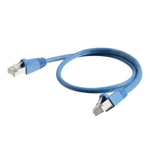 C2G - Câble Ethernet Cat6a (RJ-45) STP - Bleu - 1m 1