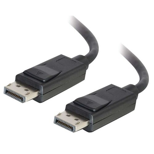 Câble DisplayPort C2G avec loquets 8K UHD M/M - 4K - Noir - Câble DisplayPort - 2 m 1